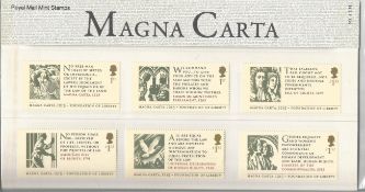 GB mint stamps Presentation Pack no 512 Magna Carta 2015. Good condition. We combine postage on