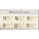 GB mint stamps Presentation Pack no 512 Magna Carta 2015. Good condition. We combine postage on