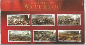 GB mint stamps Presentation Pack no 513 The Battle of Waterloo 2015. Good condition. We combine