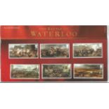 GB mint stamps Presentation Pack no 513 The Battle of Waterloo 2015. Good condition. We combine