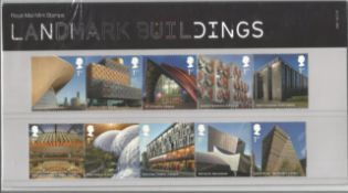 GB mint stamps Presentation Pack no 543 Landmark Buildings 2017. Good condition. We combine