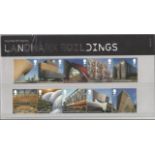 GB mint stamps Presentation Pack no 543 Landmark Buildings 2017. Good condition. We combine