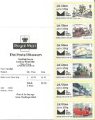 6 x Royal Mail 1st Post & Go Labels (The Postal Museum) Strip. Good condition. We combine postage on