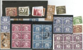 GB mint stamps, Includes 1959 GB Postage Dues crown watermark complete VFU set, 1970 GB Postage Dues