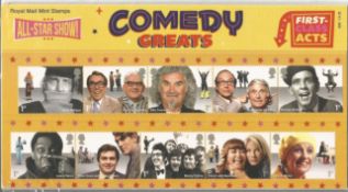 GB mint stamps Presentation Pack no 509 Comedy Greats 2015. Good condition. We combine postage on