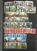 GB Stamps used WH Smiths Album containing 24 Hardback pages with 9 rows on each side, Includes