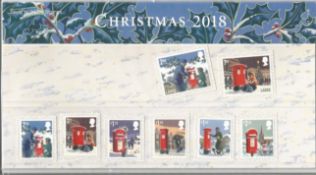 GB mint stamps Presentation Pack no 563 Christmas 2018. Good condition. We combine postage on