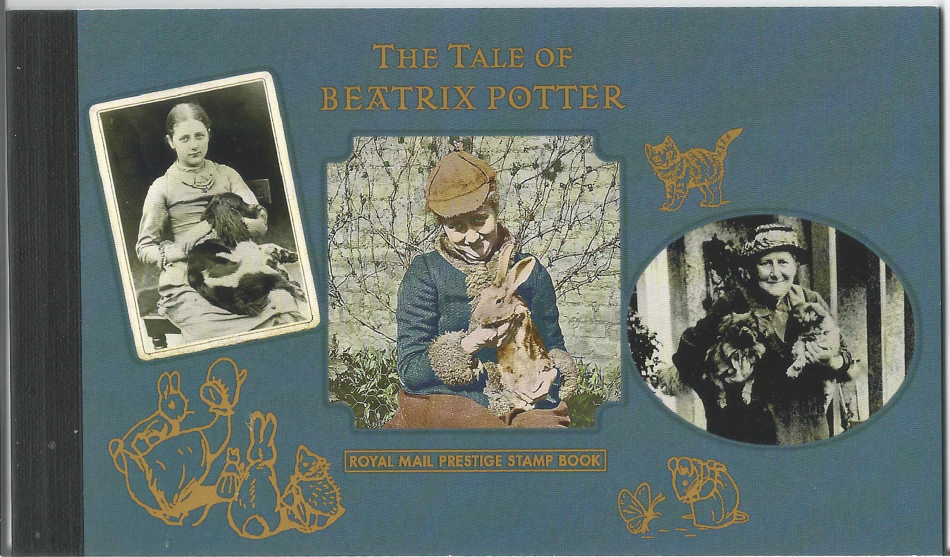 GB mint stamps Prestige Pack The Tale of Beatrix Potter, Complete. Good condition. We combine