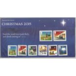 GB mint stamps Presentation Pack no 519 Christmas 2015. Good condition. We combine postage on