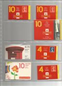 GB mint Stamp Booklets approx £30+ face value Two 10 x 1st, one 10 x 1st Greetings Stamps one 10 x