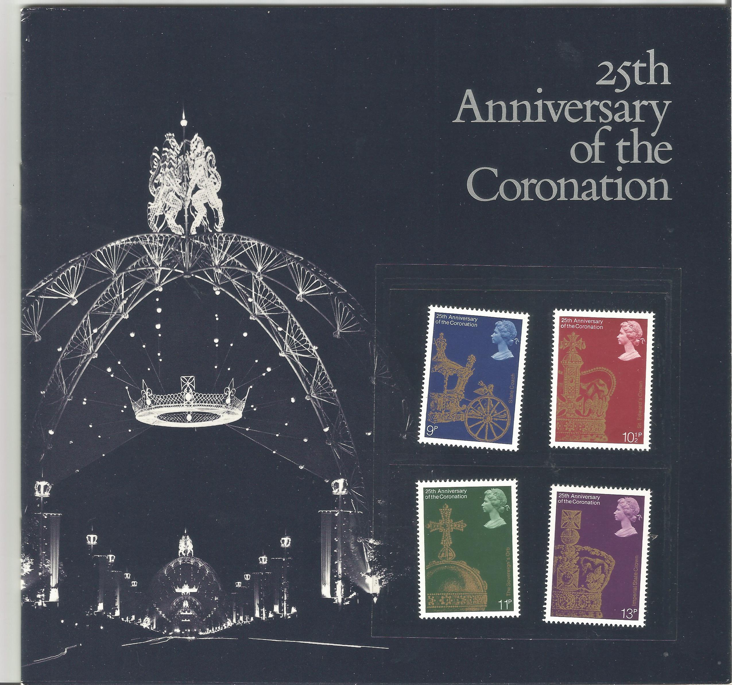 25th Anniversary of the Coronation Commemorative Souvenir Presentation Book, 1978. Good condition.