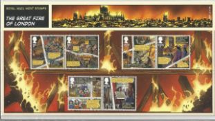 GB mint stamps Presentation Pack no 531 The Great Fire of London 2016. Good condition. We combine