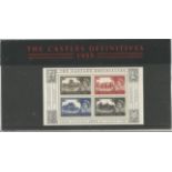 GB mint stamps Presentation Pack no 69 The Castles Definitives 1955, 2005. Good condition. We