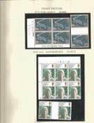 GB Mint Stamps Parliament, USA Independence, British Cultural Traditions & Roses, 1 x Cylinder Block