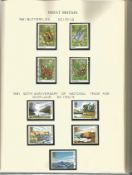 GB Stamps A Windsor Loose-Leaf Album with decimal and Pre-decimal used Stamps, Includes 1937