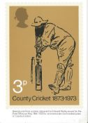 PHQ Card Number 1 Mint, 3p County Cricket 1873-1973. Good condition. We combine postage on