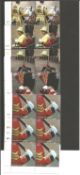 GB mint Stamps £20 + face value 5 Cylinder Blocks of Six Trooping the Colour Stamps in a Hagner