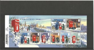 GB mint stamps Miniature Sheet Christmas 2018. Good condition. We combine postage on multiple