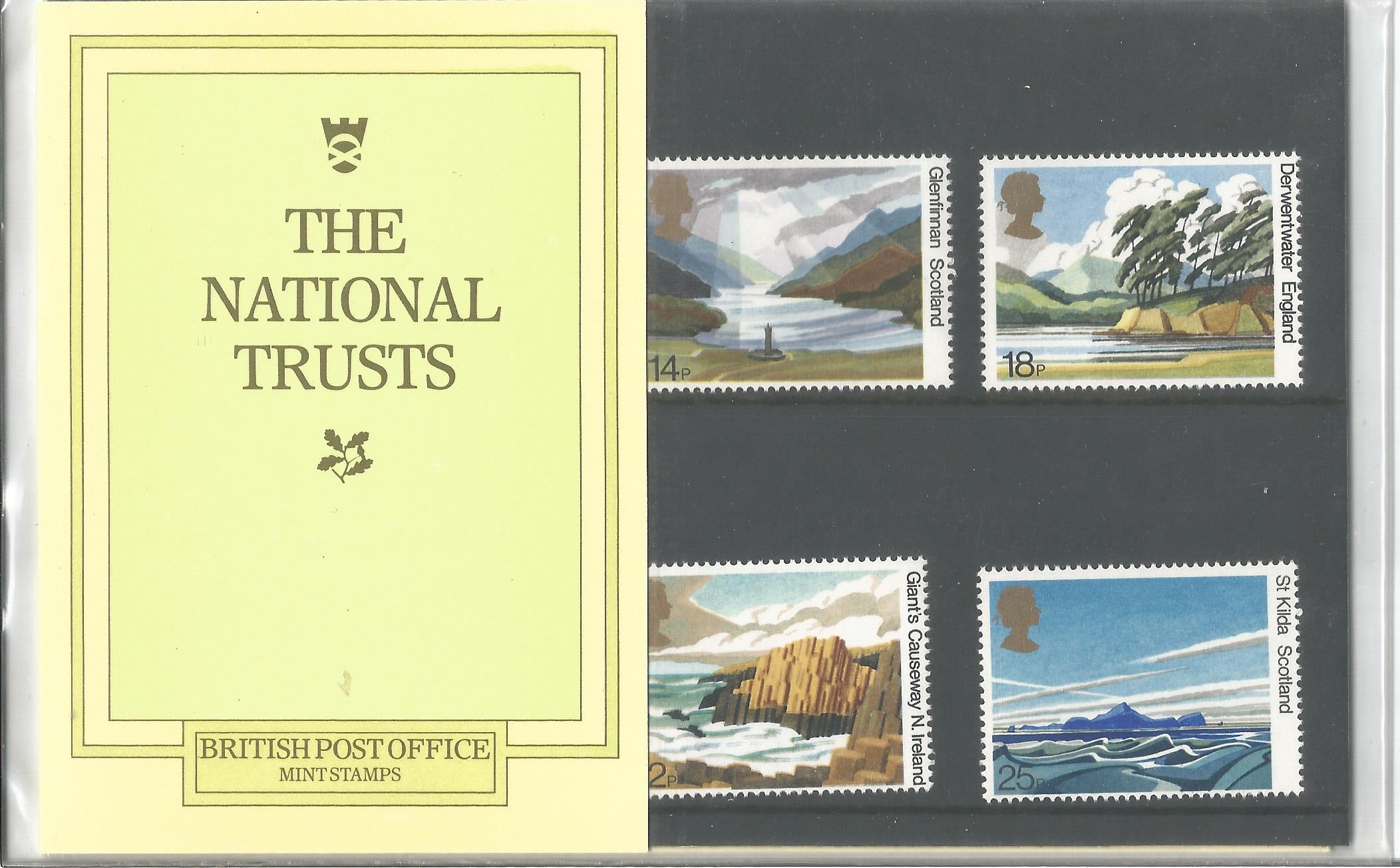 GB mint stamps Presentation Pack no 127 The National Trusts. Good condition. We combine postage on