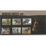 GB mint stamps Presentation Pack no 494 Working Horses 2014. Good condition. We combine postage on
