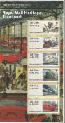 Royal Mail Post & Go Labels Collectors Pack no 22 Royal Mail Heritage Transport 2016. Good