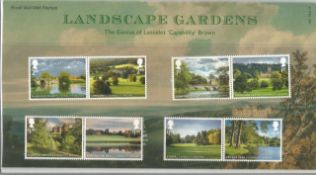 GB mint stamps £7+ face value Presentation Pack no 530 Landscape Gardens 2016. Good condition. We