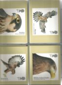 178 PHQ Cards in a Post Card Album, Complete Sets Including numbers 455 Birds of Prey, 453