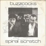 Pete Shelley and Steve Diggle signed Buzzcocks 45rpm record sleeve. Record included. Good condition.