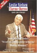 Leslie Nielsen signed flyer. Dedicated. Good condition. All autographs come with a Certificate of