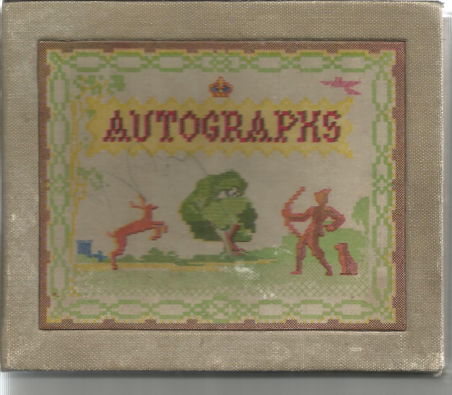 Small autograph book, containing early drawing of Mickey Mouse and collectable rhyme originally from - Image 3 of 3