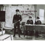 The Dambusters 8x10 movie scene photo signed by the late Richard Todd. Good condition. All