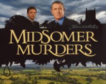 Midsomer Murders 8x10 photo signed by actor John Nettles as Inspector Barnaby. Good condition. All