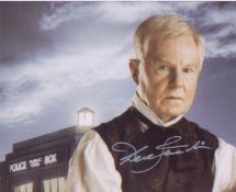Dr Who Sir Derek Jacobi signed 10 x 8 inch photo in character as the Master from Dr Who. Good