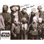 Star Wars 8x10 photo from Return of the Jedi, signed by actress Eileen Roberts who played Mosep