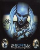 The Fifth Element 8x10 movie photo signed by special effects sculptor & puppeteer John Coppinger.