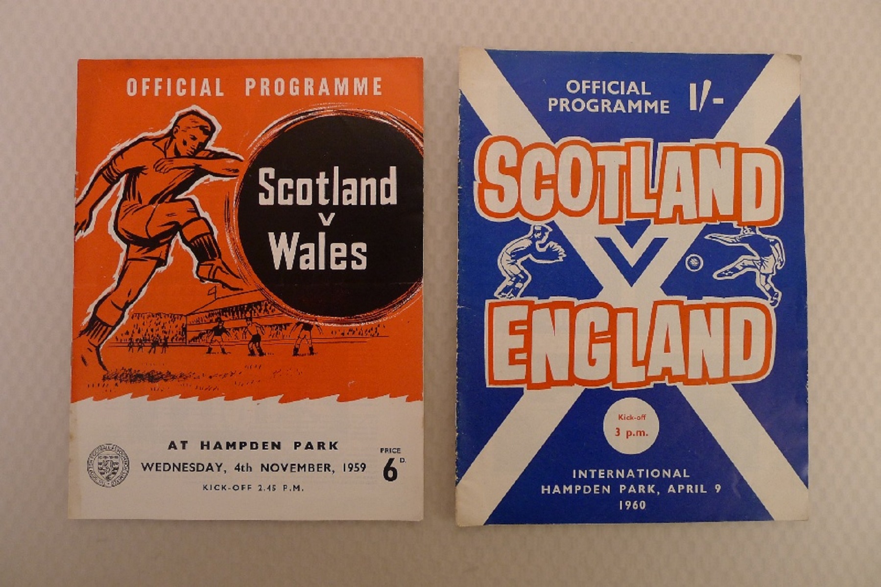 Scotland Football Programmes. Scotland Football Programmes. 4 x Scotland 1950s/60s International - Image 2 of 5