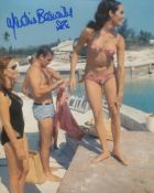 007 Bond Girl 8x10 inch Bond movie Thunderball photo signed by actress Martine Beswick. Good