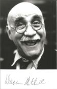 Warren Mitchell signed 6x4 black and white photo. Good condition. All autographs come with a