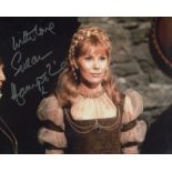 Susan Hampshire 8x10 movie scene photo signed by actress Susan Hampshire. Good condition. All