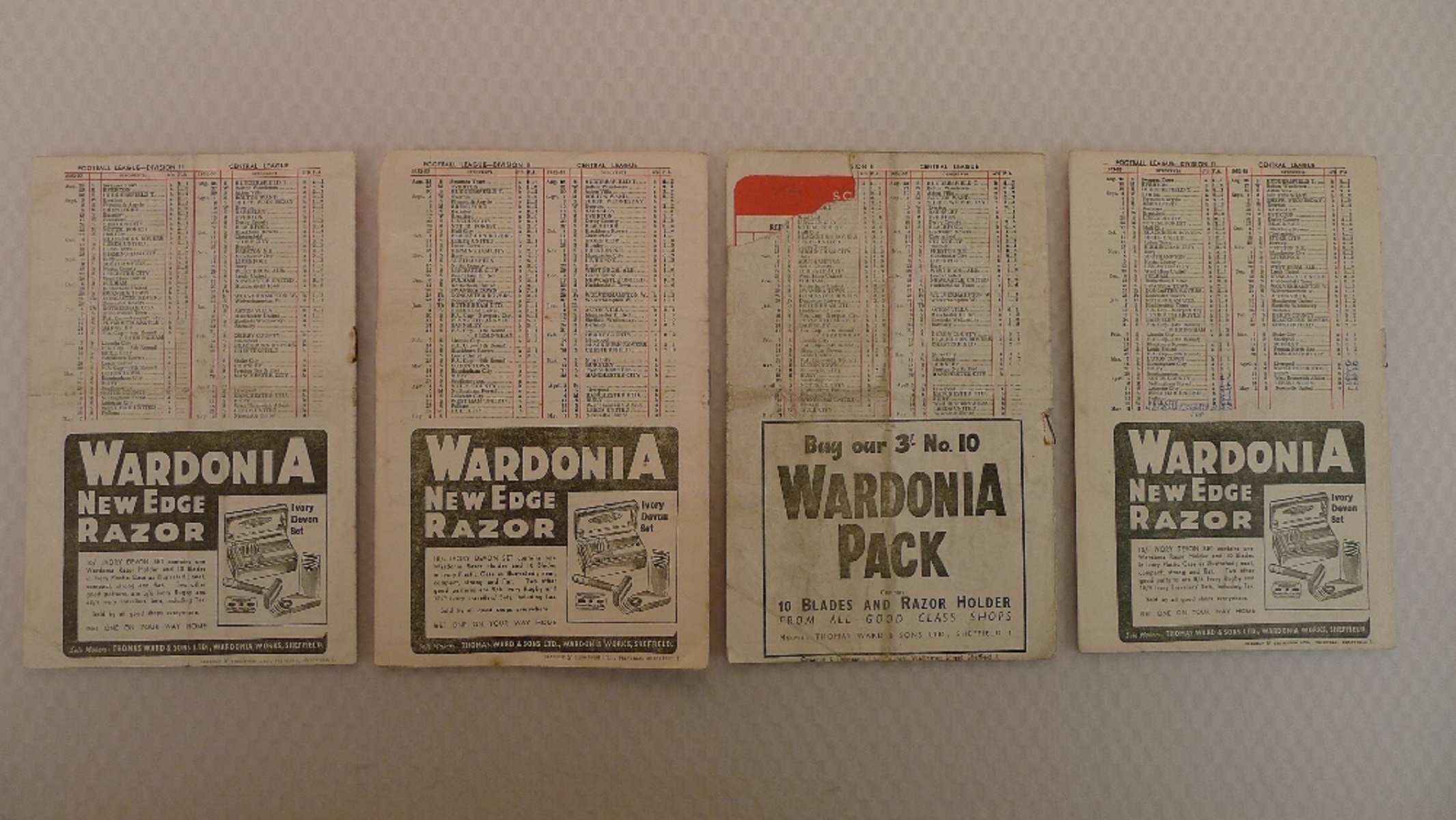 Vintage Football Programmes. 4 x Sheffield United 1953 football programmes comprising v Plymouth Jan - Image 4 of 4