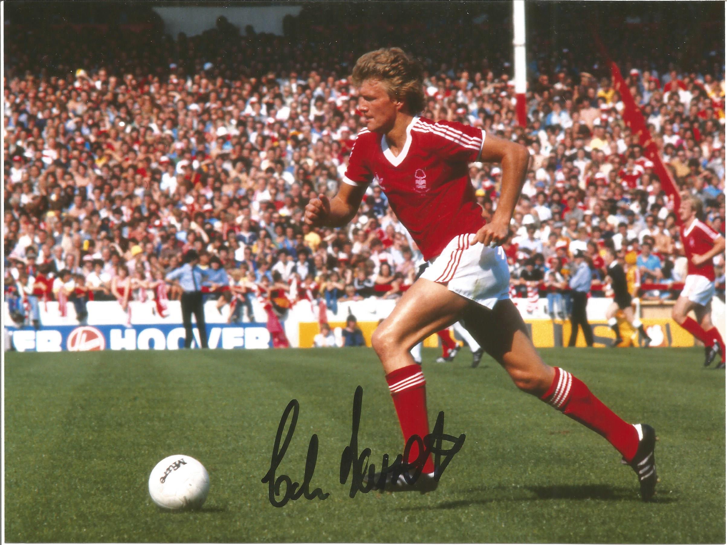 Football Autographed Nottm Forest 8 X 6 Photos Col & B/W, A Lot Of 8 Signed Photos Of Players From - Image 2 of 4