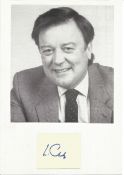 Kenneth Clarke Politician Signed Card With Photo. Good condition. All autographs come with a