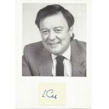 Kenneth Clarke Politician Signed Card With Photo. Good condition. All autographs come with a