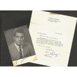 Frankie Vaughan collection. Assorted photos and letters majority printed. Good condition. All