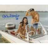 007 Bond Girl 8x10 inch Bond movie Thunderball photo signed by actress Martine Beswick. Good