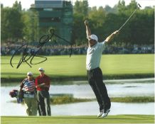 Paul Mcginley Signed Ryder Cup Golf 8x12 Photo. Good condition. All autographs come with a