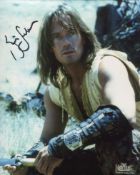 Kevin Sorbo signed 8x10 photo from the TV series 'Hercules'. Good condition. All autographs come