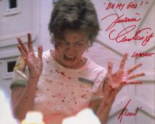 Alien. science fiction horror movie photo signed by actress Veronica Cartwright as Lambert. Good