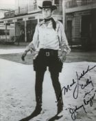 Mark Goddard signed 8x10 photo from the TV western series Johnny Ringo. Good condition. All