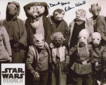 Star Wars 8x10 photo from Return of the Jedi, signed by actress Eileen Roberts who played Mosep